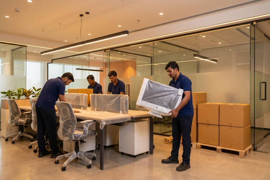 Office relocation planning