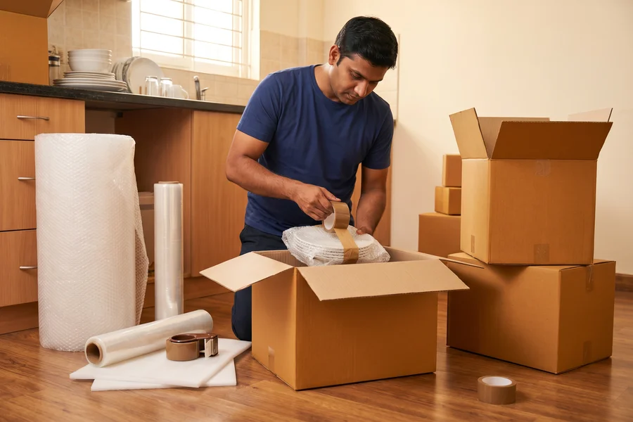 Packing fragile items